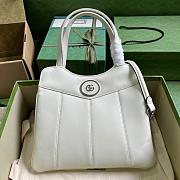 Gucci Petite GG Small Tote White Bag 28x21x6.5cm - 1