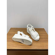 Chanel Open Toe Platform Casual Style Leather Party Style White - 2