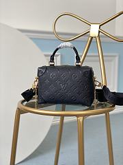 Louis Vuitton LV Petite Malle Souple Black 20x14x7.5cm - 3