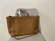 Valentino Garavani Rockstud Caramel Black Tote Bag 48 x 27.5 x 12.5cm - 3