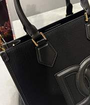 DG Bag Canvas Tote Black 31x27x16cm - 6