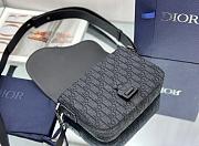 Dior Mini Saddle Bag With Strap Black 23 x 18 x 6 cm - 3