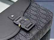 Dior Mini Saddle Bag With Strap Black 23 x 18 x 6 cm - 2