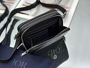 Dior By ERL Pouch With Strap Black Grained Calfskin 17x12.5x5cm - 4