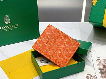 Goyard Saint-Florentin Wallet Orange 10.5x2.4x12cm