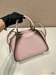 Prada Small Brushed Leather Prada Supernova Handbag Pink 25.5x13.5x18cm - 3