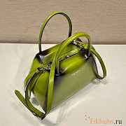 Prada Small Brushed Leather Prada Supernova Handbag Green 25.5x13.5x18cm - 5