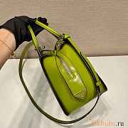 Prada Small Brushed Leather Prada Supernova Handbag Green 25.5x13.5x18cm - 4