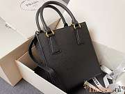 Prada Black Saffiano Handbag With Logo Black 17x19x6cm - 4