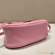 Prada Moon Re-Nylon and Leather Bag Pink 22.5x16x7.5cm - 6