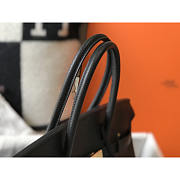 Hermes Birkin 35 Leather Bag Black Gold 35cm - 5