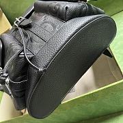 Gucci Jumbo GG Small Backpack Black 26x33x10cm - 4