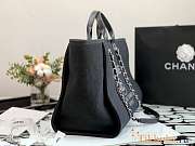 Chanel Deauville Tote Denim Silver-tone 38x34x27cm - 6