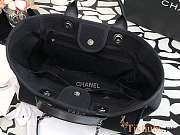 Chanel Deauville Tote Denim Silver-tone 38x34x27cm - 4