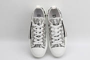 Dior B23 Oblique Low Top Sneaker Black White - 4