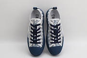 Dior B23 Oblique Low Top Sneaker Blue - 4