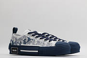 Dior B23 Oblique Low Top Sneaker Blue - 3