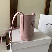 Celine Small Bucket Cuir Triomphe Pink 17x22x10cm - 2