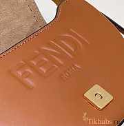 Fendi Brown Moonlight Leather Cross Body Bag 19x8x14cm - 6