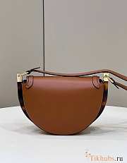 Fendi Brown Moonlight Leather Cross Body Bag 19x8x14cm - 5