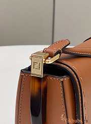 Fendi Brown Moonlight Leather Cross Body Bag 19x8x14cm - 3