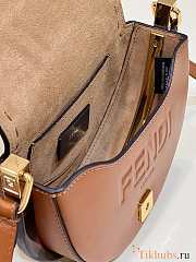 Fendi Brown Moonlight Leather Cross Body Bag 19x8x14cm - 2