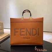 Fendi Sunshine Medium Tote Bag Brown 35 x 31 x 17cm   - 1