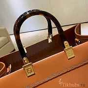 Fendi Sunshine Medium Tote Bag Brown 35 x 31 x 17cm   - 2