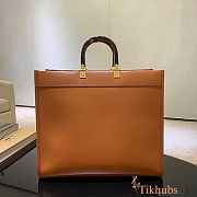 Fendi Sunshine Medium Tote Bag Brown 35 x 31 x 17cm   - 3