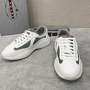 Prada America's Cup Soft Rubber And Bike Fabric Sneakers White - 5