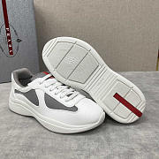 Prada America's Cup Soft Rubber And Bike Fabric Sneakers White - 3