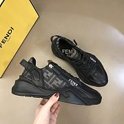 Fendi Flow Black Leather Low-tops - 1