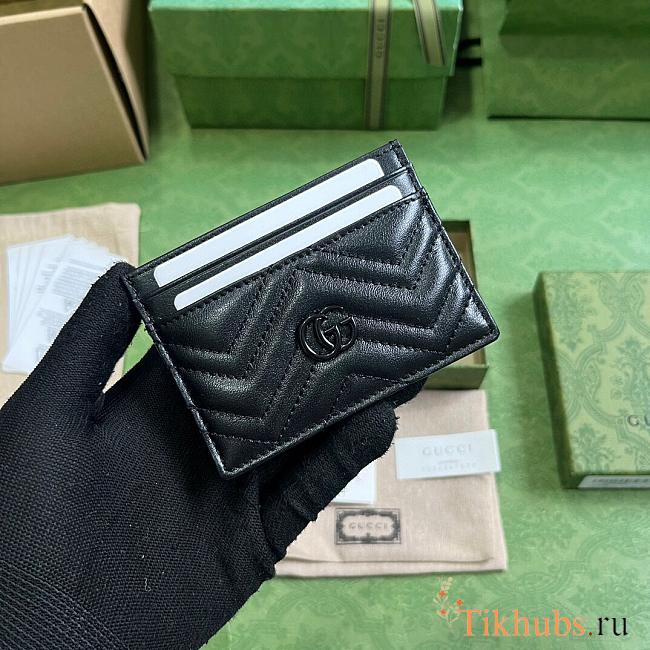 Gucci Card Holder Black 10x7cm - 1