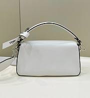 Fendi Baguette White leather Fendi by Marc Jacobs Bag 27x15x6cm - 4