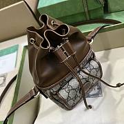 Gucci GG Mini Bucket Bag With Interlocking G 11.5x20x5.5cm - 5