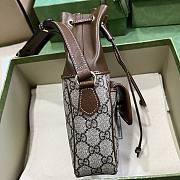 Gucci GG Mini Bucket Bag With Interlocking G 11.5x20x5.5cm - 2