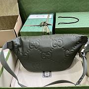 Gucci Jumbo GG Belt Bag Green 28x18x8cm - 5