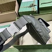 Gucci Jumbo GG Belt Bag Green 28x18x8cm - 3