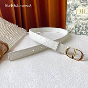 Dior 30 Montaigne Belt Latte Cannage Calfskin 3cm - 3