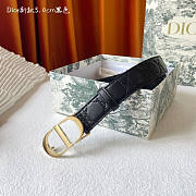 Dior 30 Montaigne Belt White Cannage Calfskin 3cm - 4