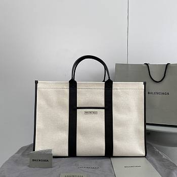 Balenciaga Hardware Large Tote Bag Light Beige 48x14x32cm