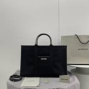 Balenciaga Hardware Large Tote Bag Black 48x14x32cm - 1