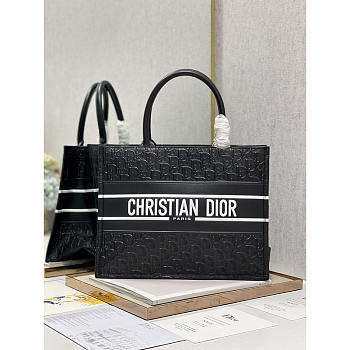 Dior Medium Book Tote Black 36cm