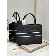 Dior Medium Book Tote Black 36cm - 4