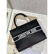 Dior Medium Book Tote Black 36cm - 3