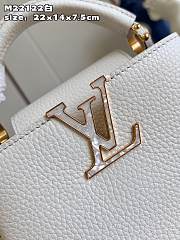 Louis Vuitton LV Capucines Mini Snow White 22 x 14 x 7.5 cm - 5