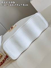 Louis Vuitton LV Capucines Mini Snow White 22 x 14 x 7.5 cm - 3