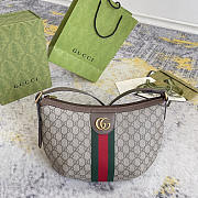 Gucci Ophidia GG Shoulder Bag Small Beige/Ebony 30x22x5.5cm - 1