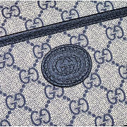 Gucci Mini Bag with Interlocking G Dark Blue 22.5x14x7cm - 3