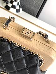 Chanel Lambskin Wood Black - 2